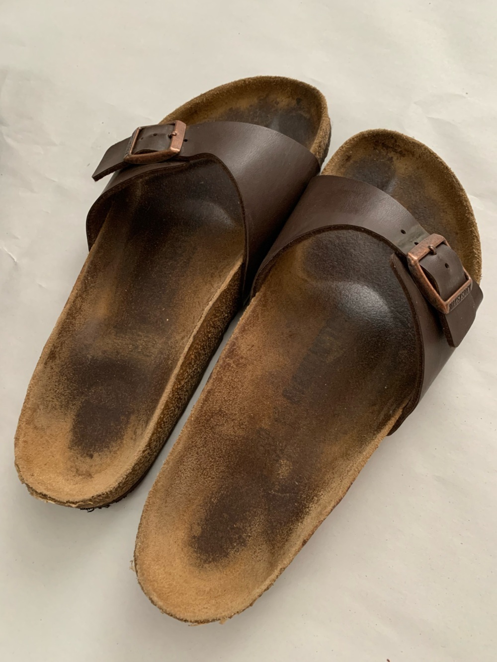 Birkenstock Leather Single-Band Slide Sandal with Buckle women’s size 9 - Picture 2 of 8